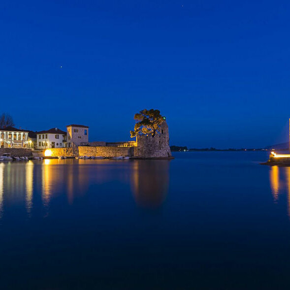 Near by town Nafpaktos